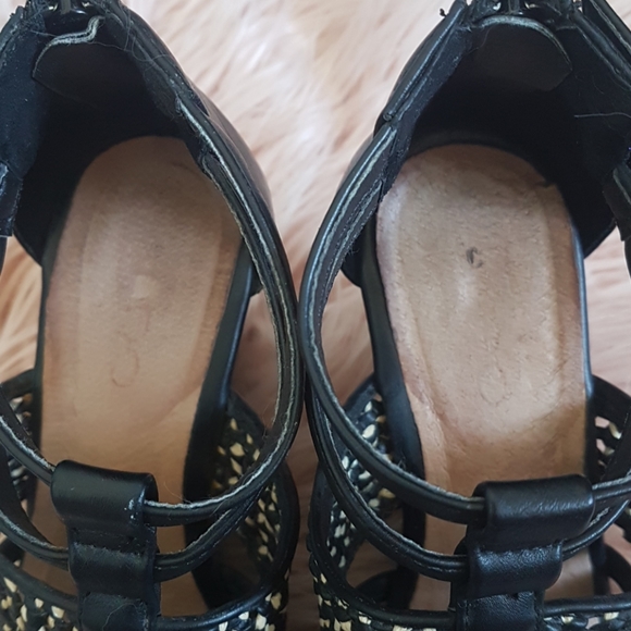 Aldo woven & wooden wedges - Picture 8 of 10